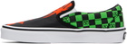 Valentino Garavani Black & Green Vans Edition VLogo Checkerboard Sneakers