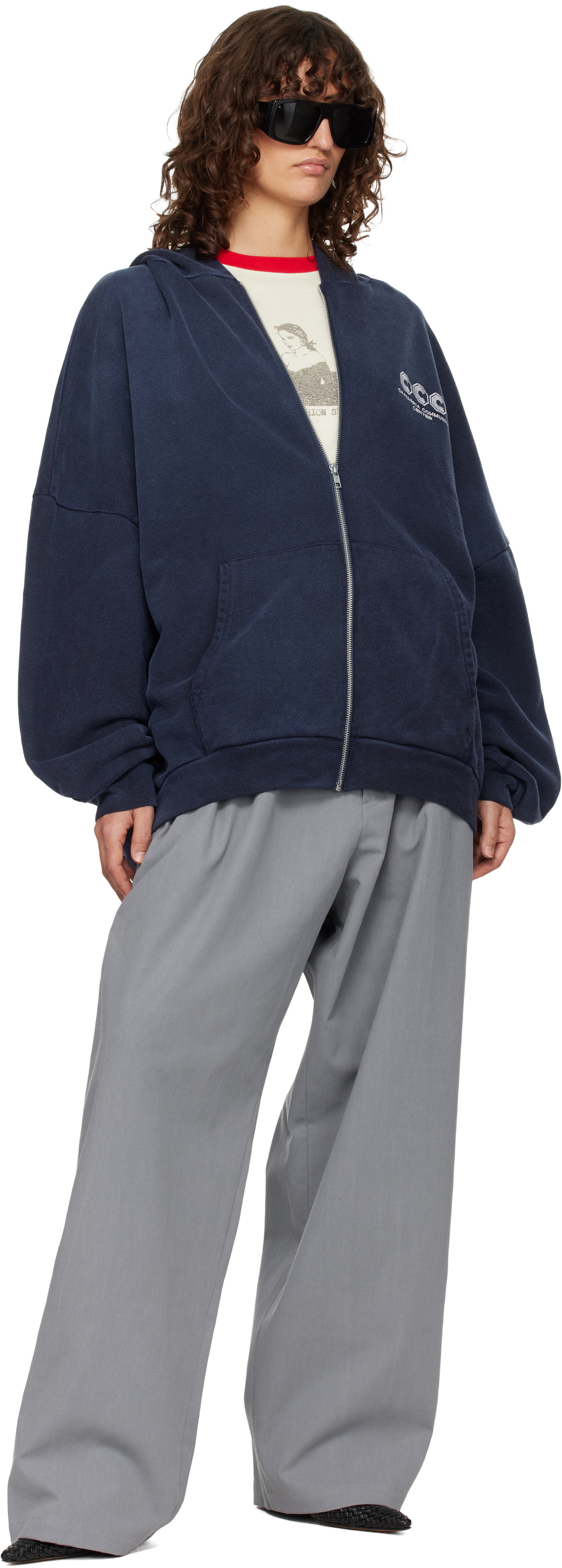 WILLY CHAVARRIA Gray Toluca Trousers