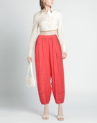 Alessia Santi Womens Pants in Tomato red