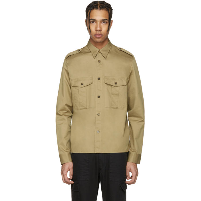 Photo: Maison Margiela Beige Military Shirt