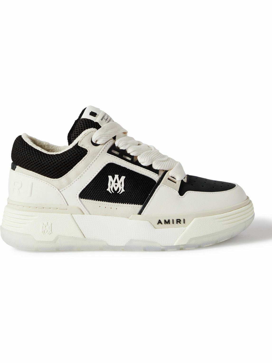 AMIRI - MA-1 Leather, Nubuck and Mesh Sneakers - White Amiri