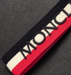 Moncler - Small Cross-Grain Leather Pouch - Men - Black