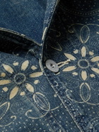 RRL - Wilson Printed Denim Jacket - Blue