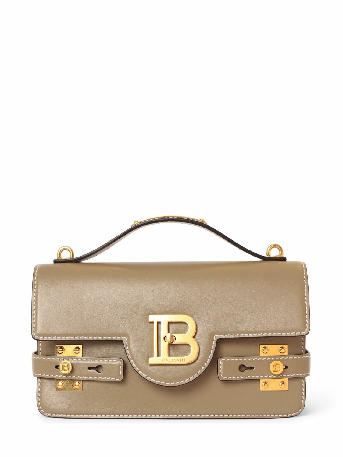 BALMAIN B-buzz 24 Leather Shoulder Bag Balmain