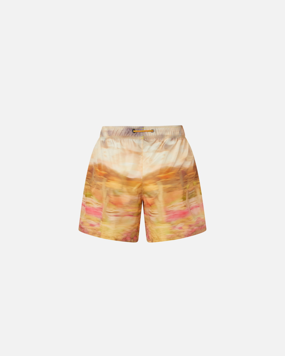 Pinko Printed Technical Shorts With Label Multi. Beige/Pink