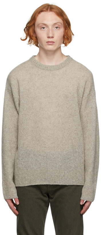 Photo: John Elliott Beige Wool Powder Sweater