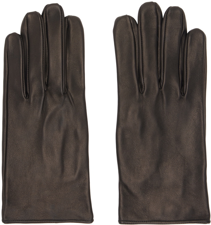 Photo: Ernest W. Baker Black Leather Gloves