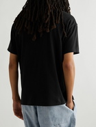 Auralee - Cotton-Jersey T-Shirt - Black