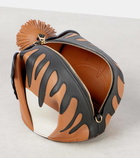 Loewe Paula's Ibiza Tiger leather clutch