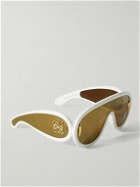 LOEWE - Paula's Ibiza Wave Mask Oversized D-Frame Embellished Acetate Sunglasses
