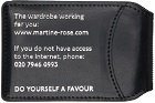 Martine Rose Black Foldable Wallet