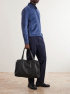 Zegna - Leather Weekend Bag - Brown