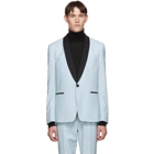Paul Smith Blue Wool Shawl Tuxedo Suit