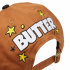 Butter Goods x The Smurfs Band 6 Panel Cap in Brown/Black
