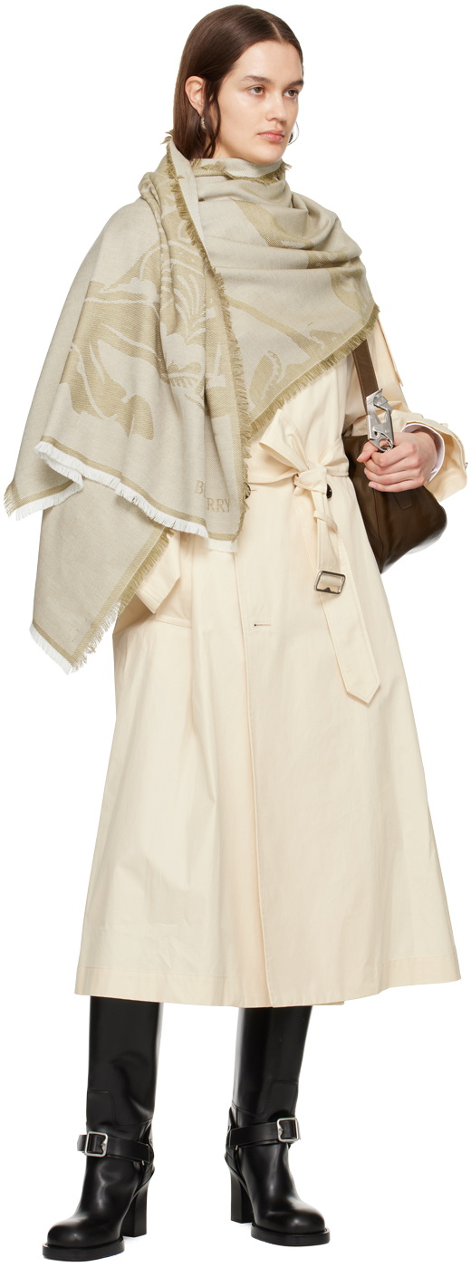 Burberry Beige EKD Scarf Burberry Burberry Beige EKD Scarf Burberry