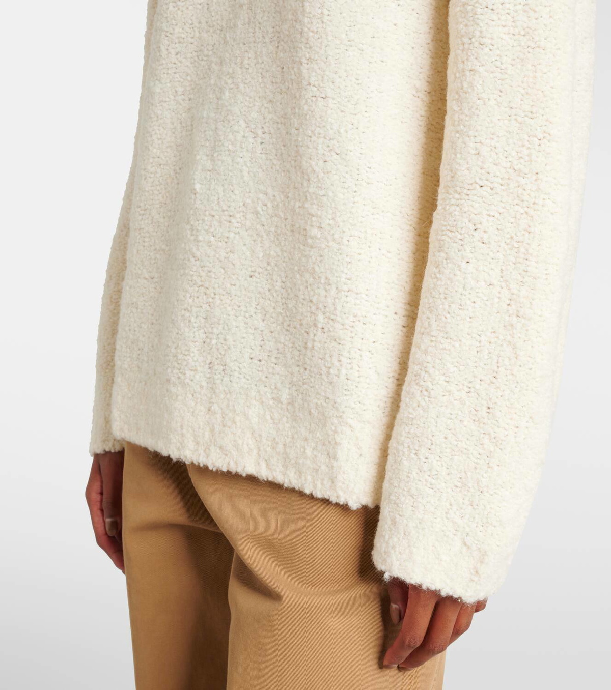 Staud Siren scarf-detail sweater