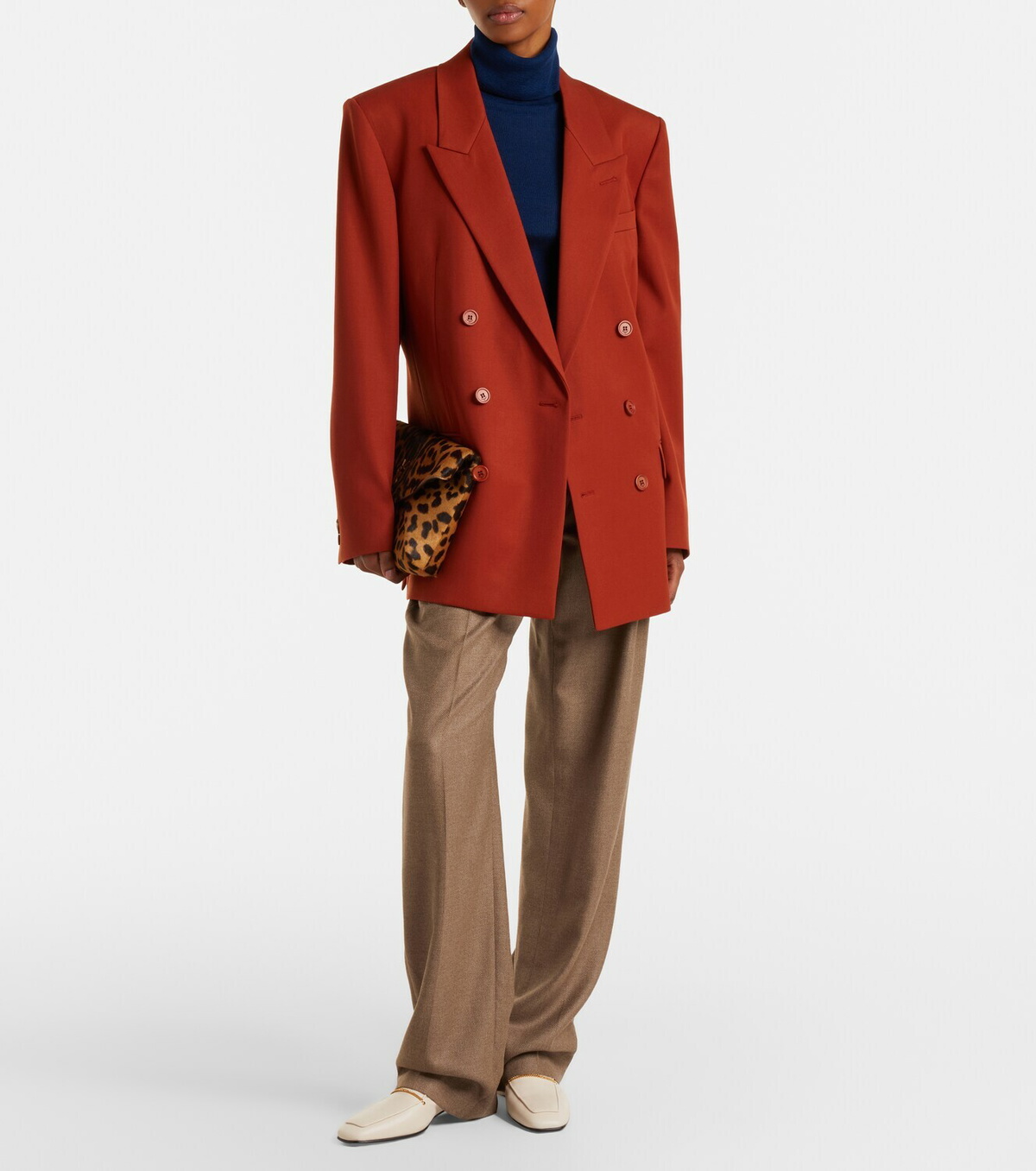 Herbert Levine Fair And Square leather loafer pumps