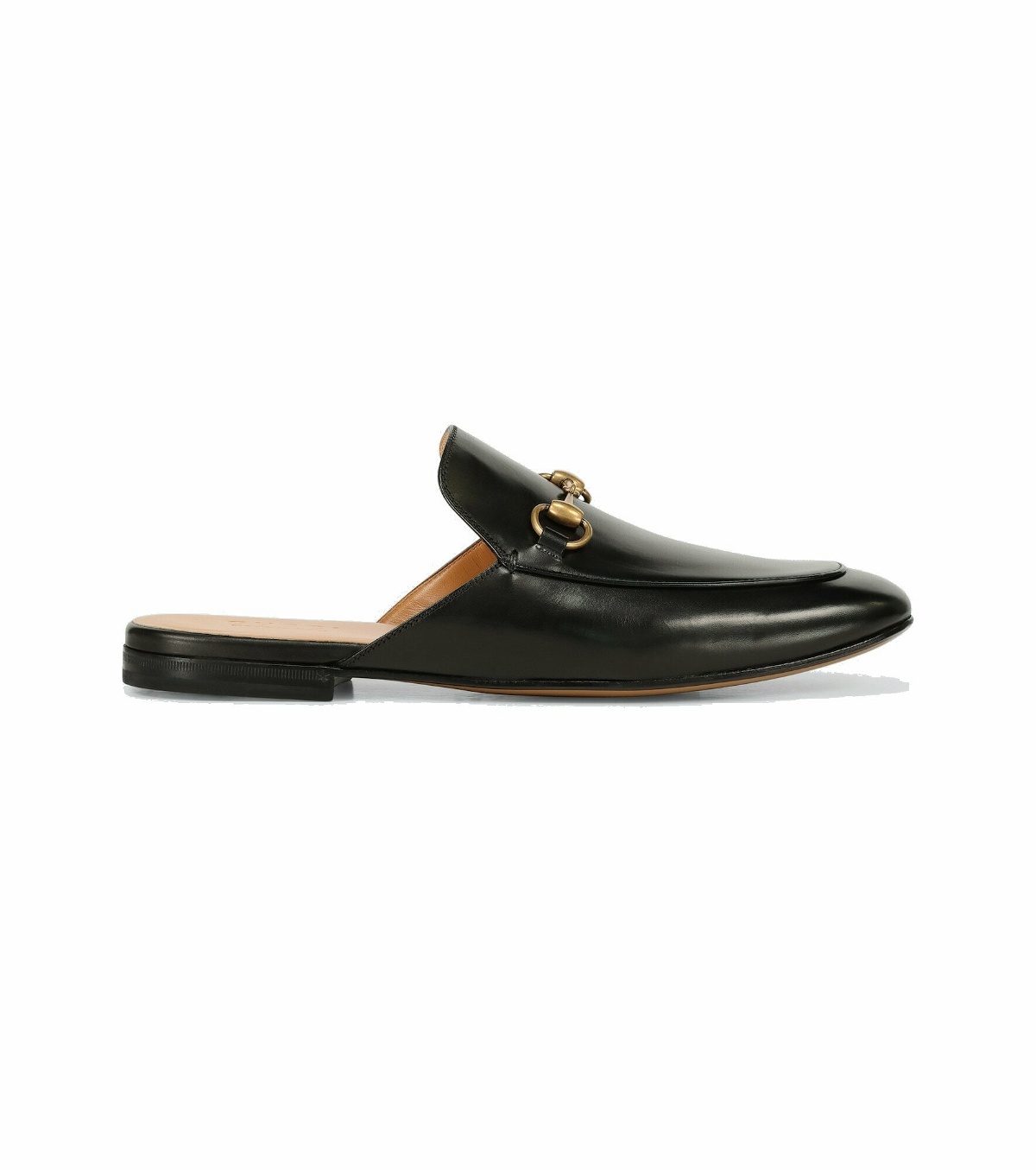 Photo: Gucci - Leather Horsebit slippers