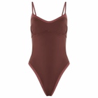 TALA Women's Contrast Underwired Swimsuit in Deep Rust