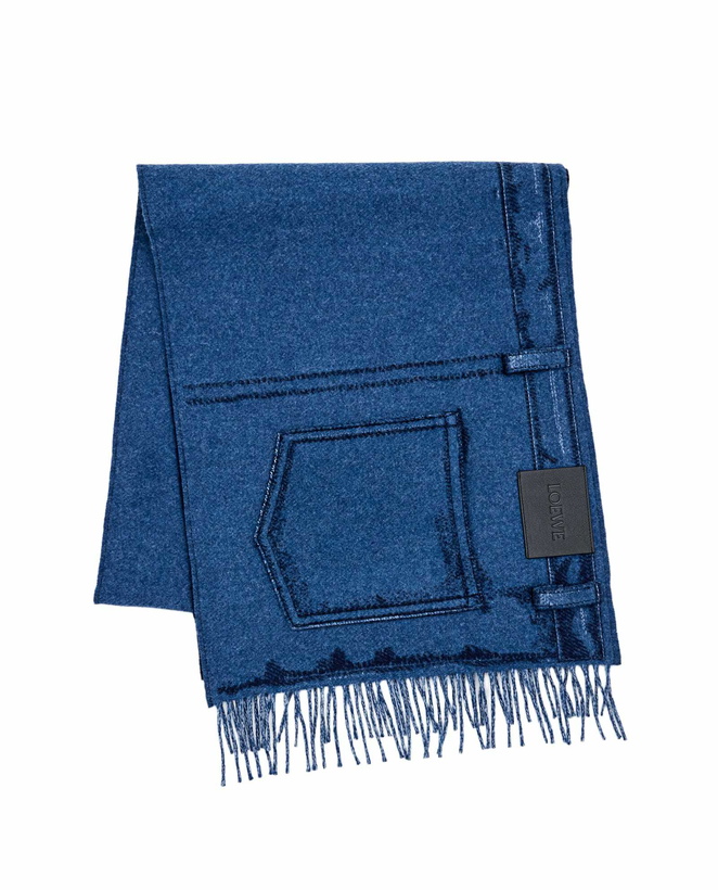Photo: Loewe Scarf Made Of A Double-faced Wool And Cashmere Blend.