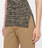 Petar Petrov Ela ribbed-knit silk tank top