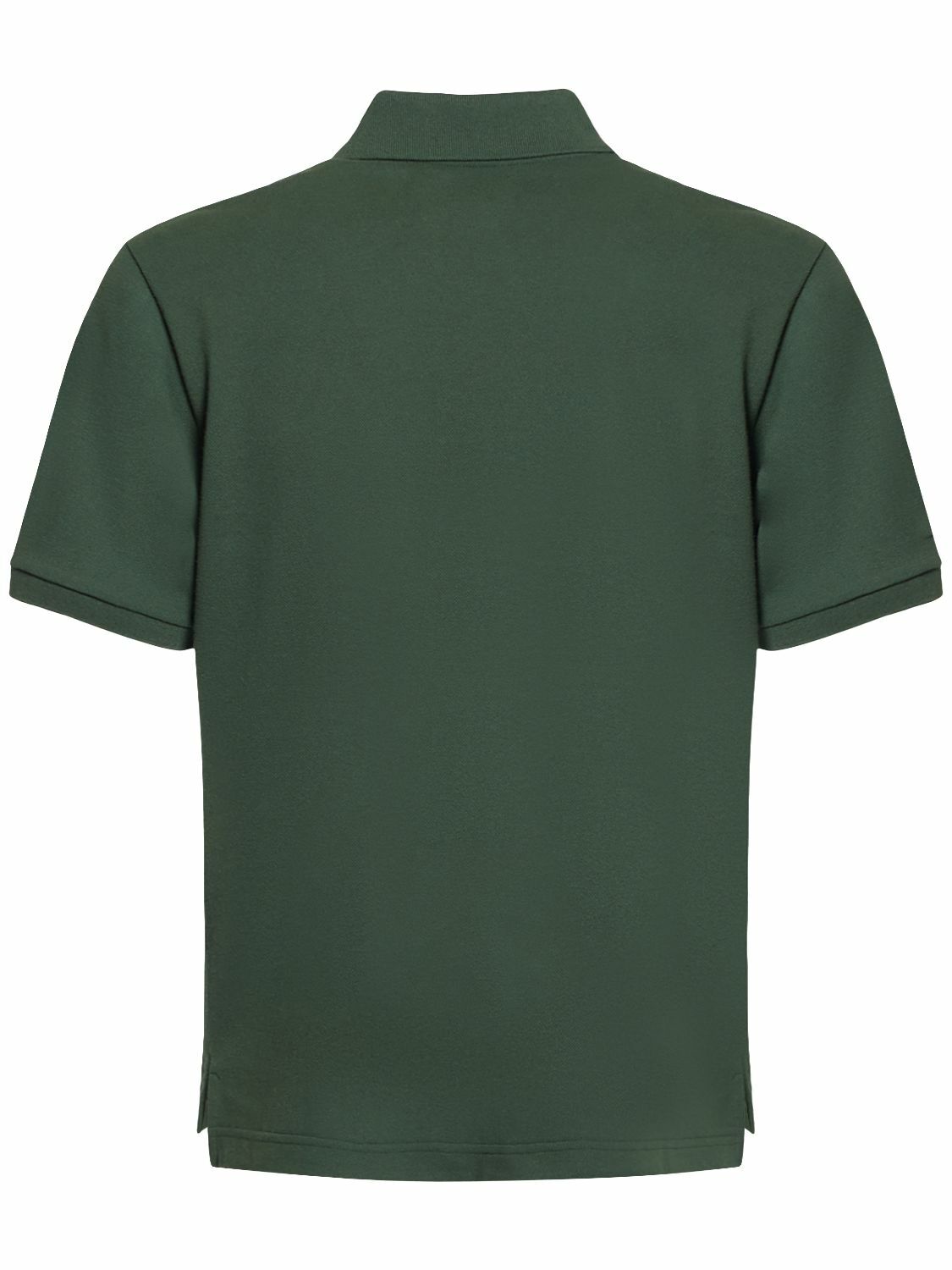 CASSANDRE POLO SHIRT IN STRIPED PIQUÉ | Saint Laurent | YSL US