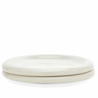 HAY Barro Side Plate - Set of 2 in Off-White 