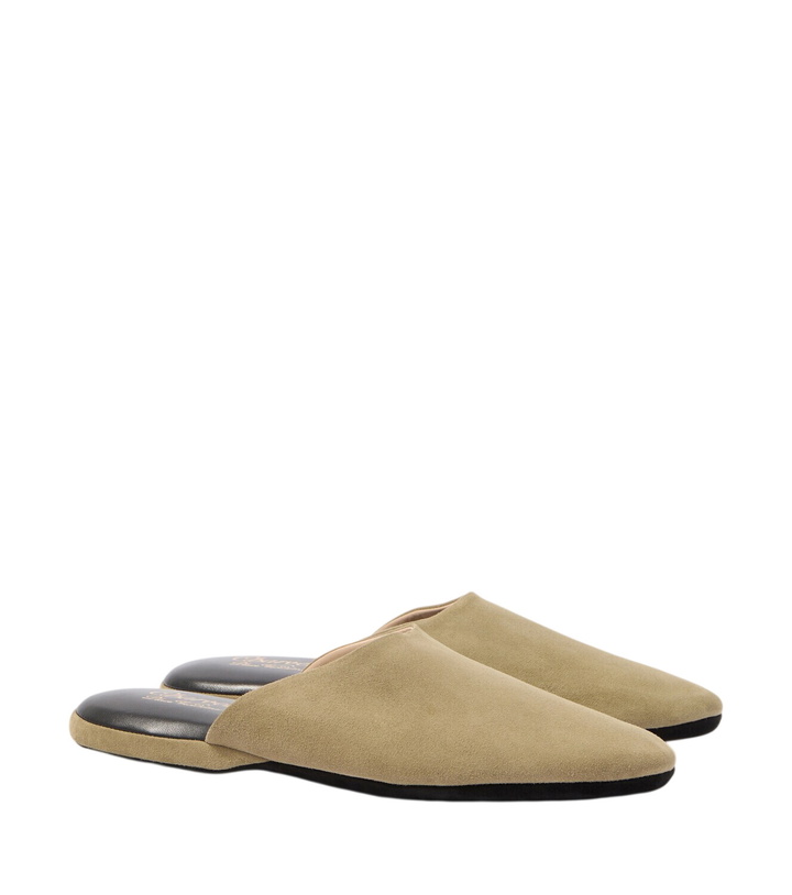 Photo: Charvet Suede slippers