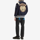 ICECREAM Men's Collegiate Patch Varsity Jacket in Navy