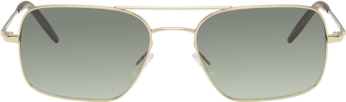 Oliver Peoples Gold Victory II Sunglasses