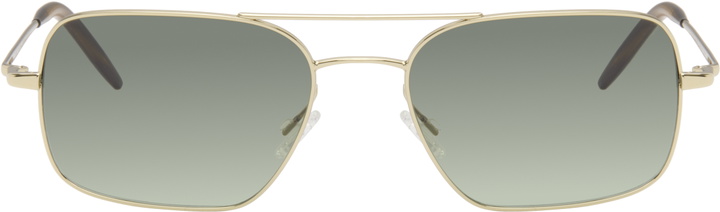 Photo: Oliver Peoples Gold Victory II Sunglasses