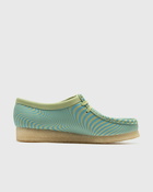 Clarks Originals Wallabee. Blue/Green - Womens - Casual Shoes