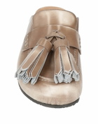 Jw Anderson Womens Mules & Clogs Khaki