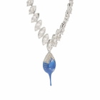 Ottolinger Women's Dipped Diamond Necklace in Royal Blue 