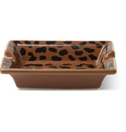 Wacko Maria - Leopard-Print Ceramic Ashtray - Brown