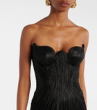 Maria Lucia Hohan Jasleen silk tulle corset gown