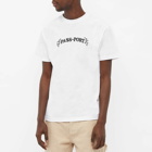 Pass~Port Men's Sweat Logo T-Shirt in White