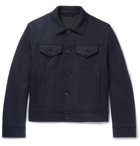 Neil Barrett - Wool-Blend Trucker Jacket - Men - Navy