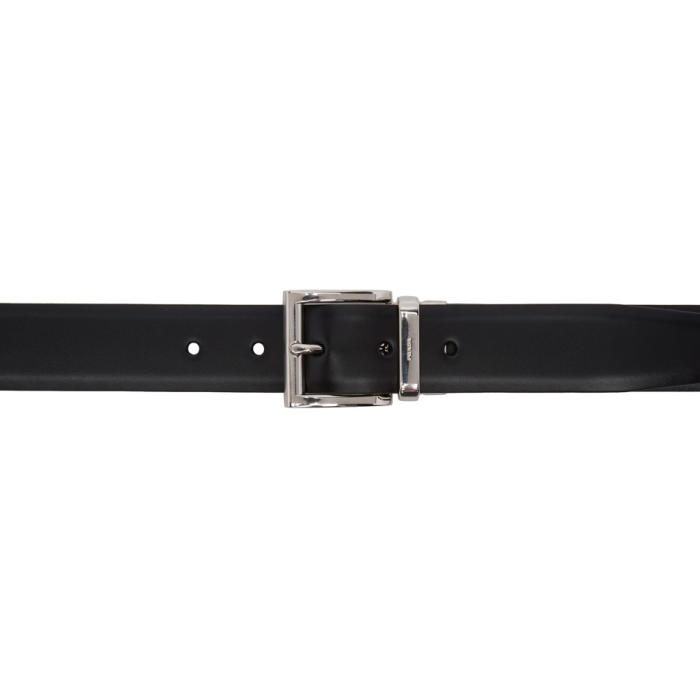 Photo: Prada Reversible Black and Brown Leather Belt