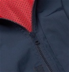 Gucci - Webbing-Trimmed Colour-Block Coated-Canvas Jacket - Blue