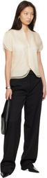 KHAITE Beige Briar Top