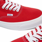 Vans Vault UA OG Authentic LX Sneakers in Red/True White