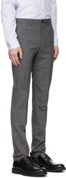 PS by Paul Smith Grey Wool Slim-Fit Trousers