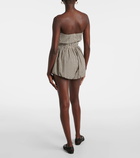 Posse Aurelia gingham cotton shorts