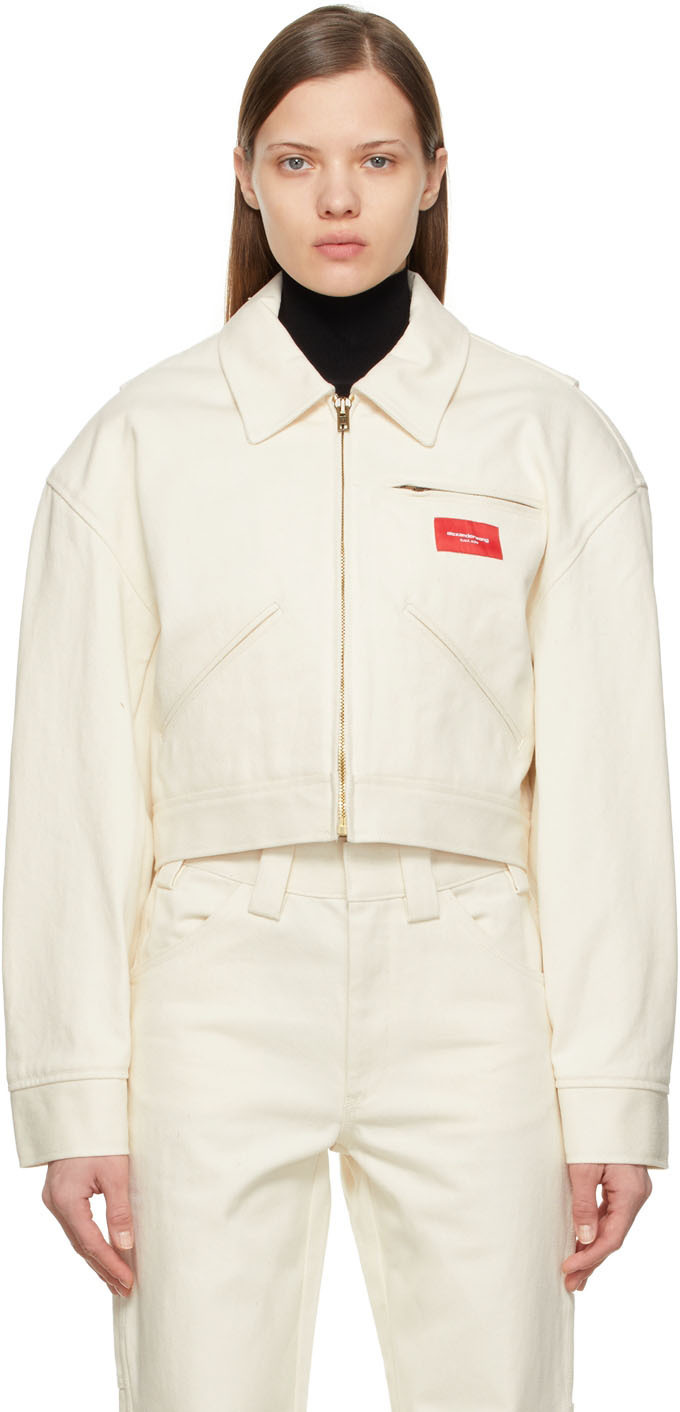 Alexander Wang Off-White Work Bomber Jacket Alexander Wang