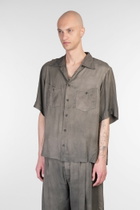 Ziggy Chen Shirt In Green Viscose