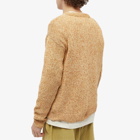 Story mfg. Men's Spinning Crewneck Knit in Classic Twisted Yellow