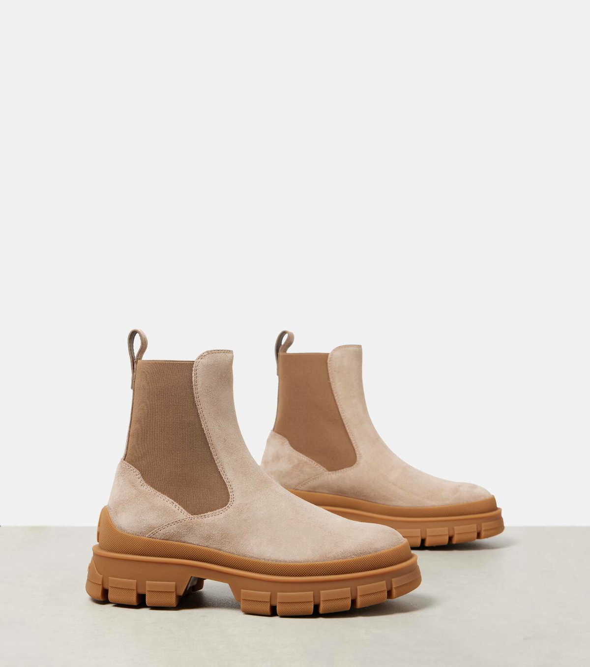 Moncler Hevea suede Chelsea boots