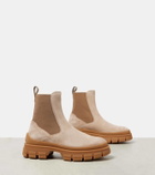 Moncler Hevea suede Chelsea boots