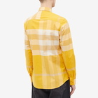 Burberry Men's Somerton Check Shirt in Marigold Ip Check